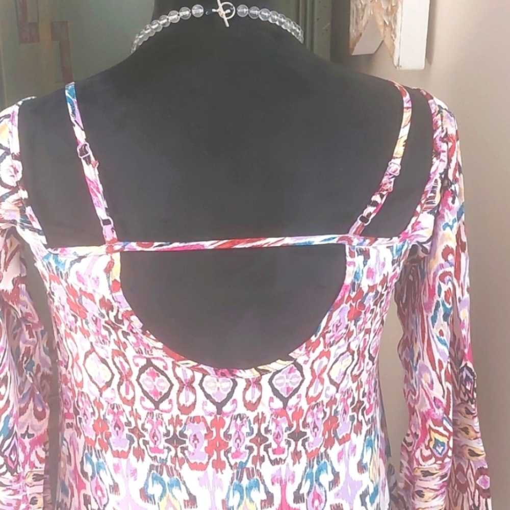 Xhilaration Boho Print Dress - Picture 3 of 6